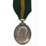 British military Edward VII II Territorial Efficiency medal awarded to 137SJT:J.COCKBURN.6/RL.SCOTS.
