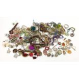 Costume jewellery including brooches, necklaces and bracelets