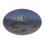 Charles A Wilkinson - Arundel Castle, watercolour as illustrated in Cassell History of England,