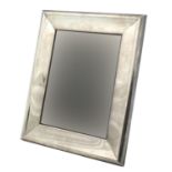 Pecchioli, large silver plated easel photo frame, 55cm x 46cm