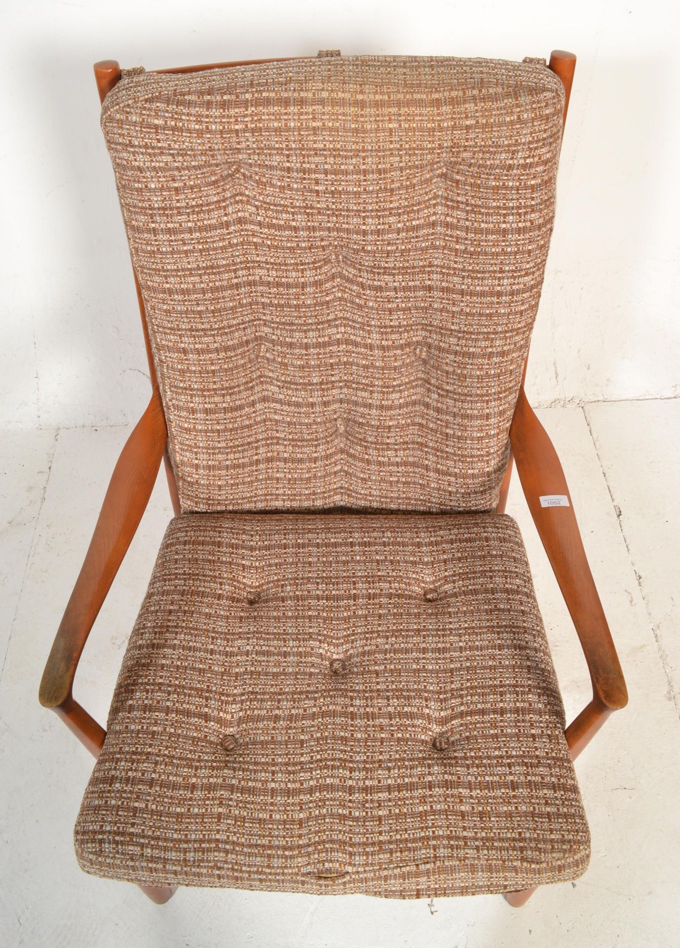 Parker Knoll - PK1016/7/8/9 - A 20th century retro vintage teak wood easy / lounge chair / - Bild 4 aus 5