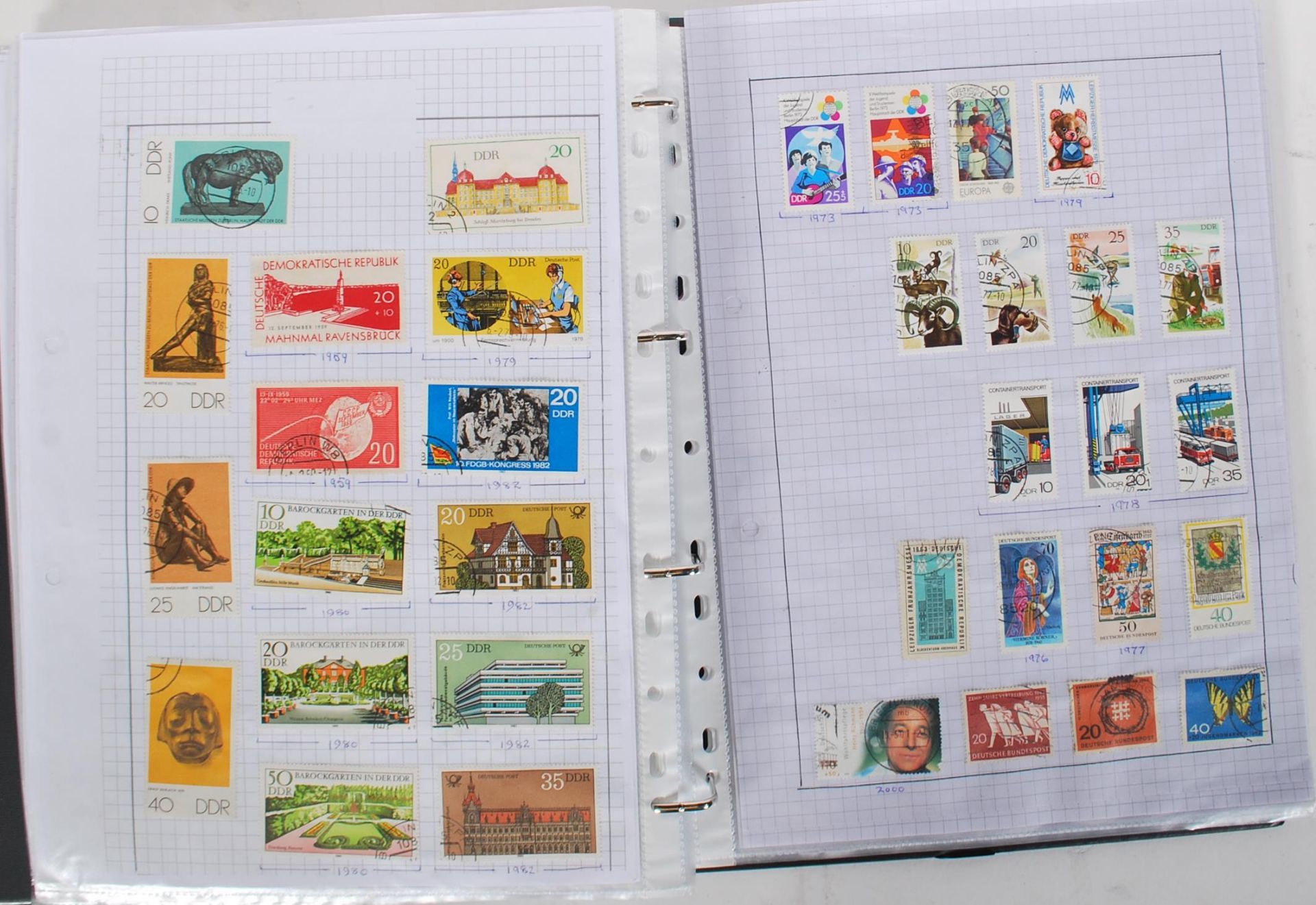 A large life time collection of world stamps acros - Bild 59 aus 78