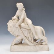 A 19th Century Parian ware sculptural figure of Un