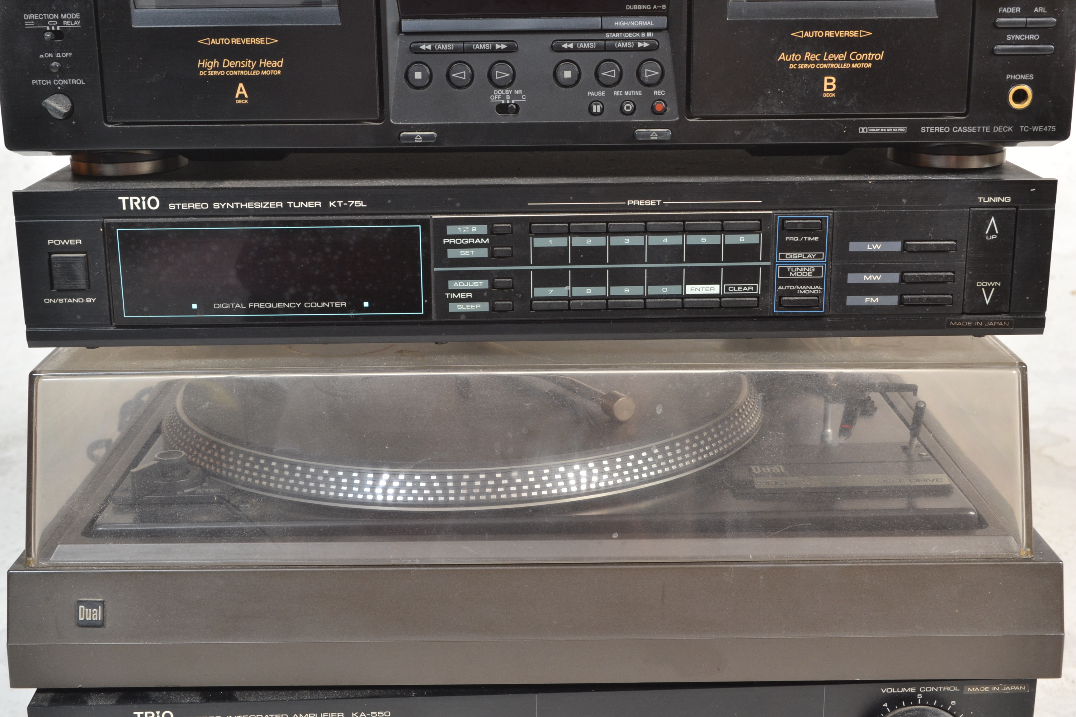 A collection of hi-fi separates to include Trio Integrated map KA-550, Aiwa compact disc player XC- - Image 5 of 8