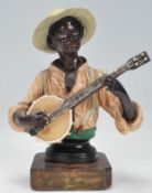 A 19th Century Austrian cold painted ceramic figur