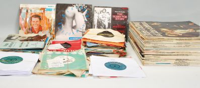 A selection of vintage mid 20th Century Russ Conway 78 LP and 45 EP vinyl records. Singles / EP's to