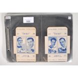 A set of vintage Cigarette Cards, Carreras TURF Slides, Famous Footballers (set, 50 cards, in