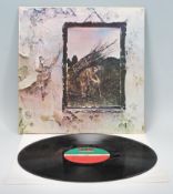 Rare- A vinyl long play LP record album by Led Zeppelin – Led Zeppelin IV – on Atlantic label –