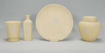 A selection of 20th Century Wedgwood Primrose jasp