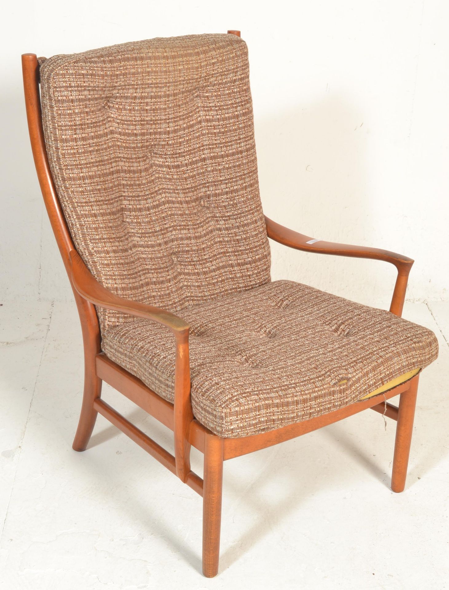 Parker Knoll - PK1016/7/8/9 - A 20th century retro vintage teak wood easy / lounge chair / - Bild 2 aus 5