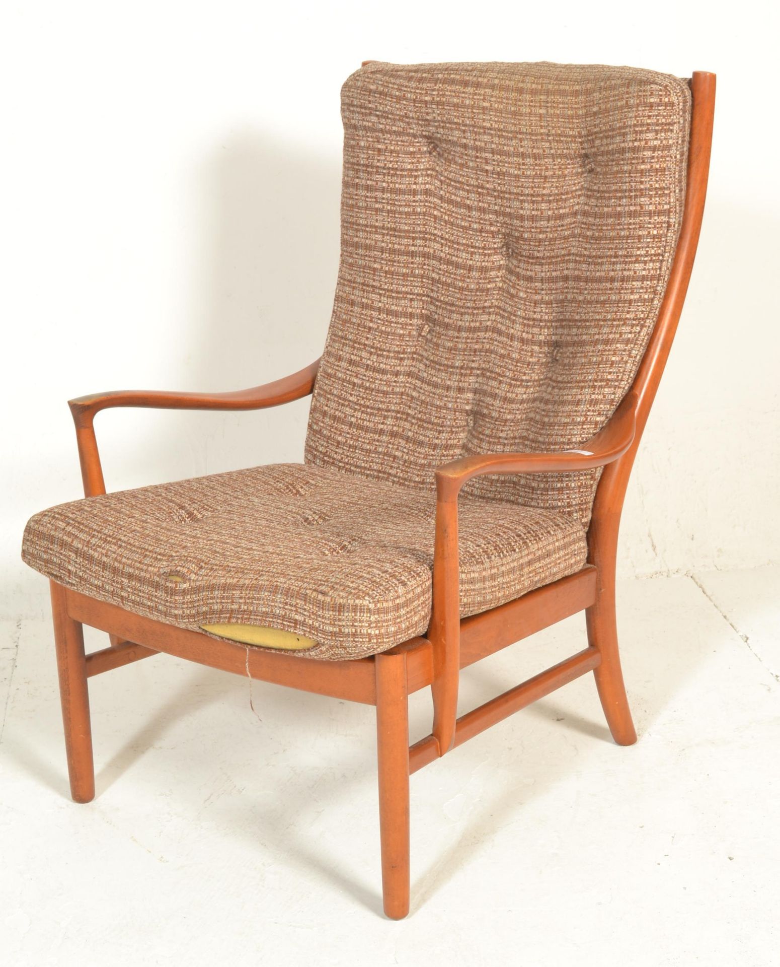 Parker Knoll - PK1016/7/8/9 - A 20th century retro vintage teak wood easy / lounge chair / - Bild 5 aus 5