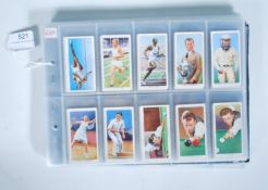 A collection of vintage cigarette cards, full sets to include Ogden's ' The Story of the Life-