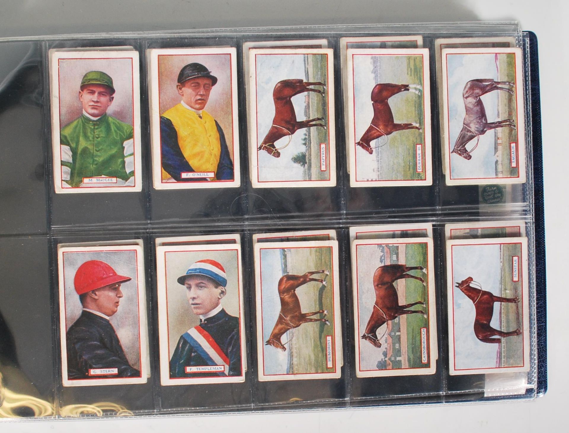 A collection of vintage 20th Century Godfrey Phillips cigarette trade cards in full sets stored - Bild 9 aus 9