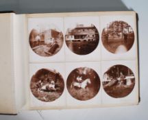 Photographs - Original large antique album packed with Victorian/Edwardian scenes with USA