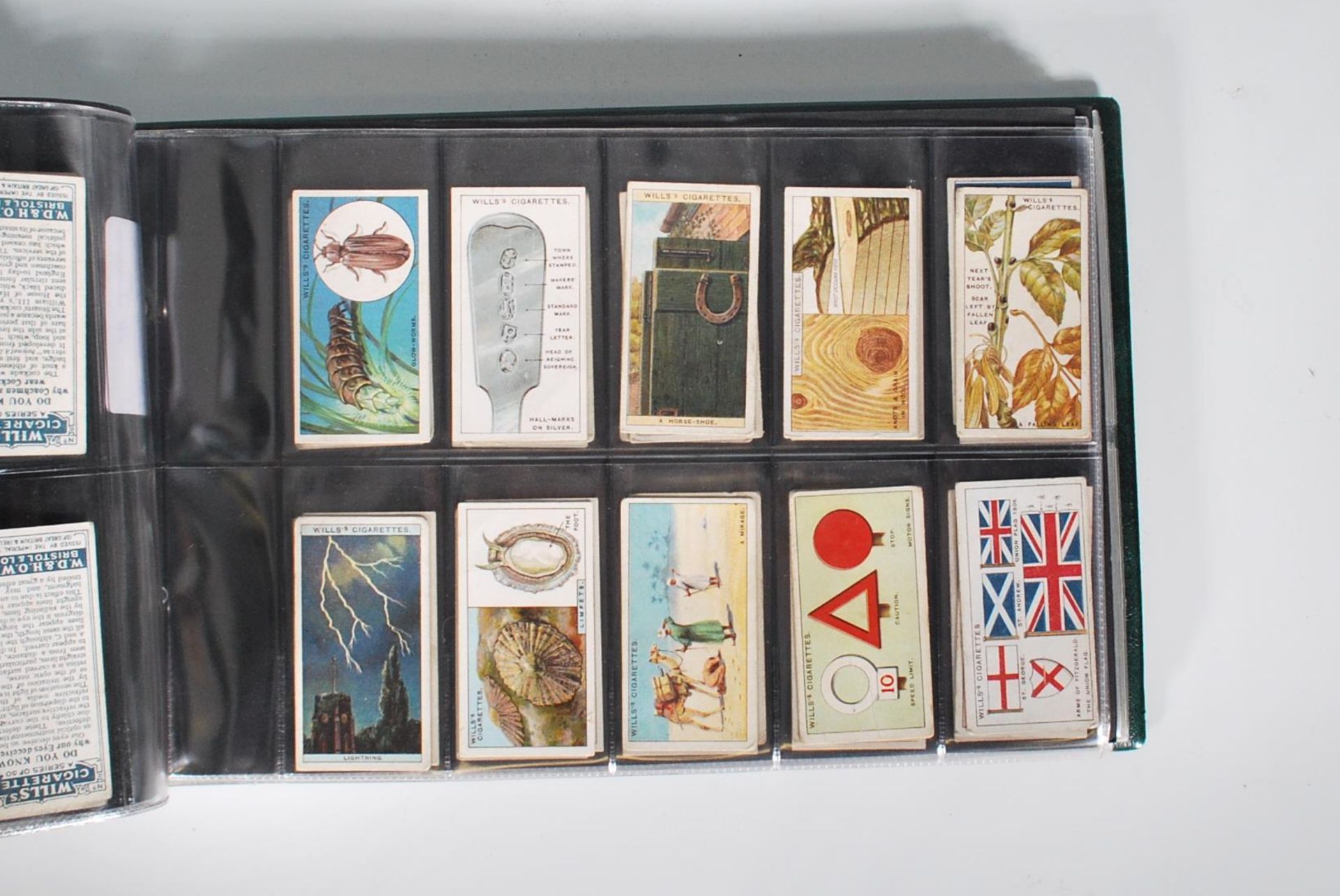 A collection of vintage 20th Century full sets of Wills cigarette trade cards within plastic sleeves - Image 7 of 8