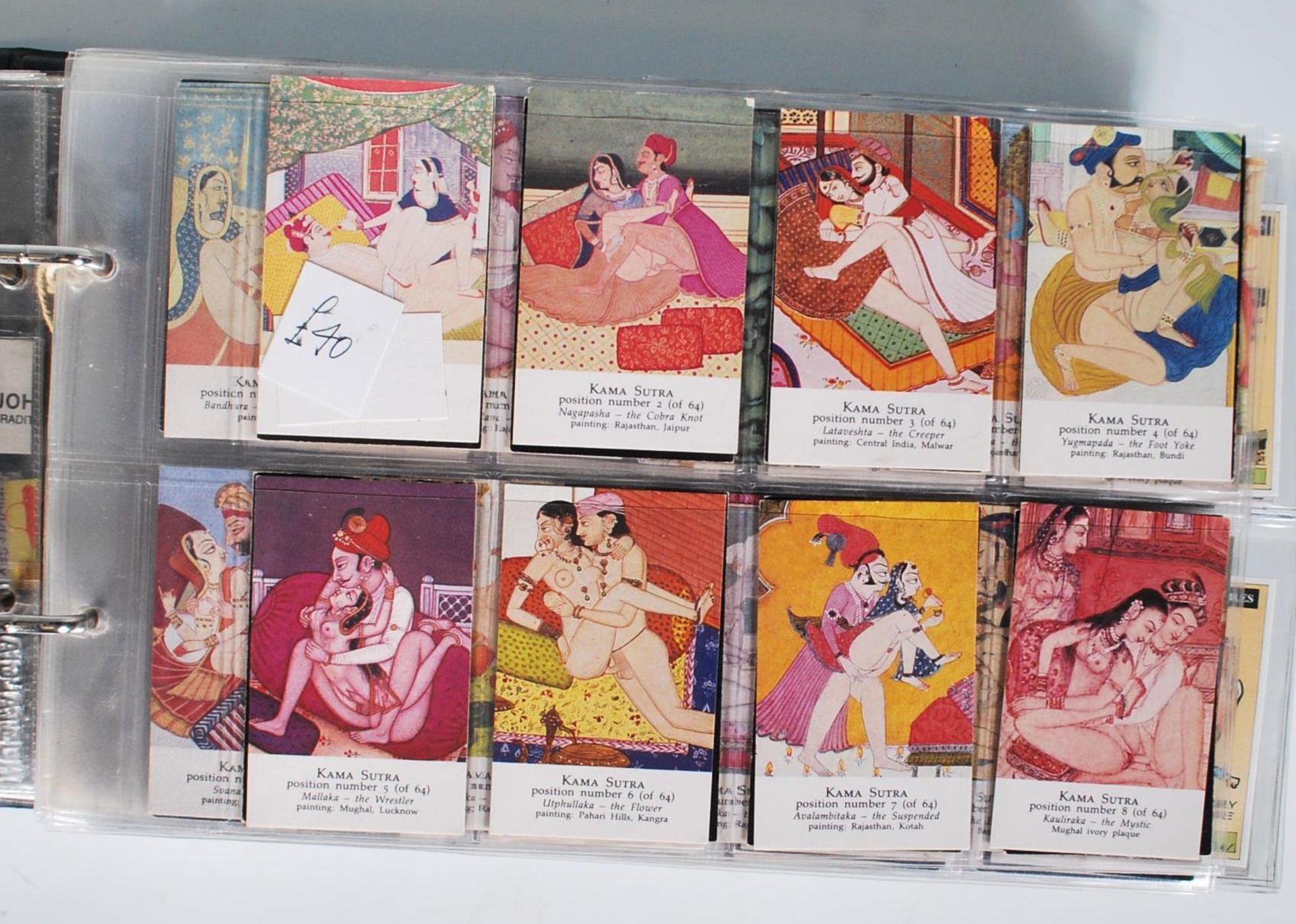 A collection of vintage 20th Century trade cards in full sets stored within plastic sleeves within - Bild 4 aus 12