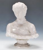 An early 20th Century plaster of a female classica