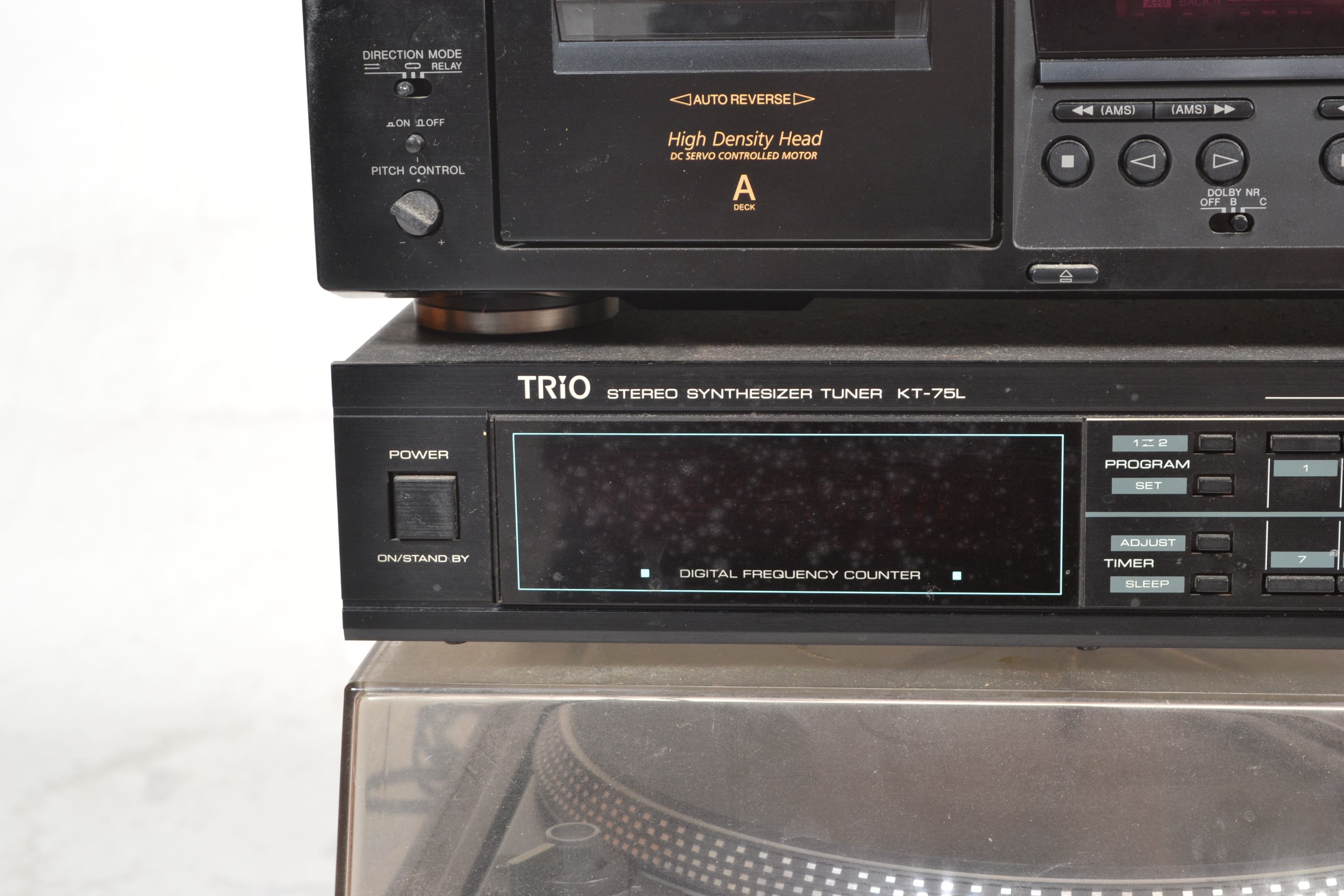 A collection of hi-fi separates to include Trio Integrated map KA-550, Aiwa compact disc player XC- - Image 8 of 8