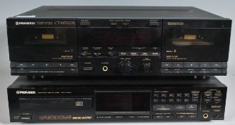 Pioneer - An original 20th Century retro vintage stacking system featuring a CT-W700R Stereo