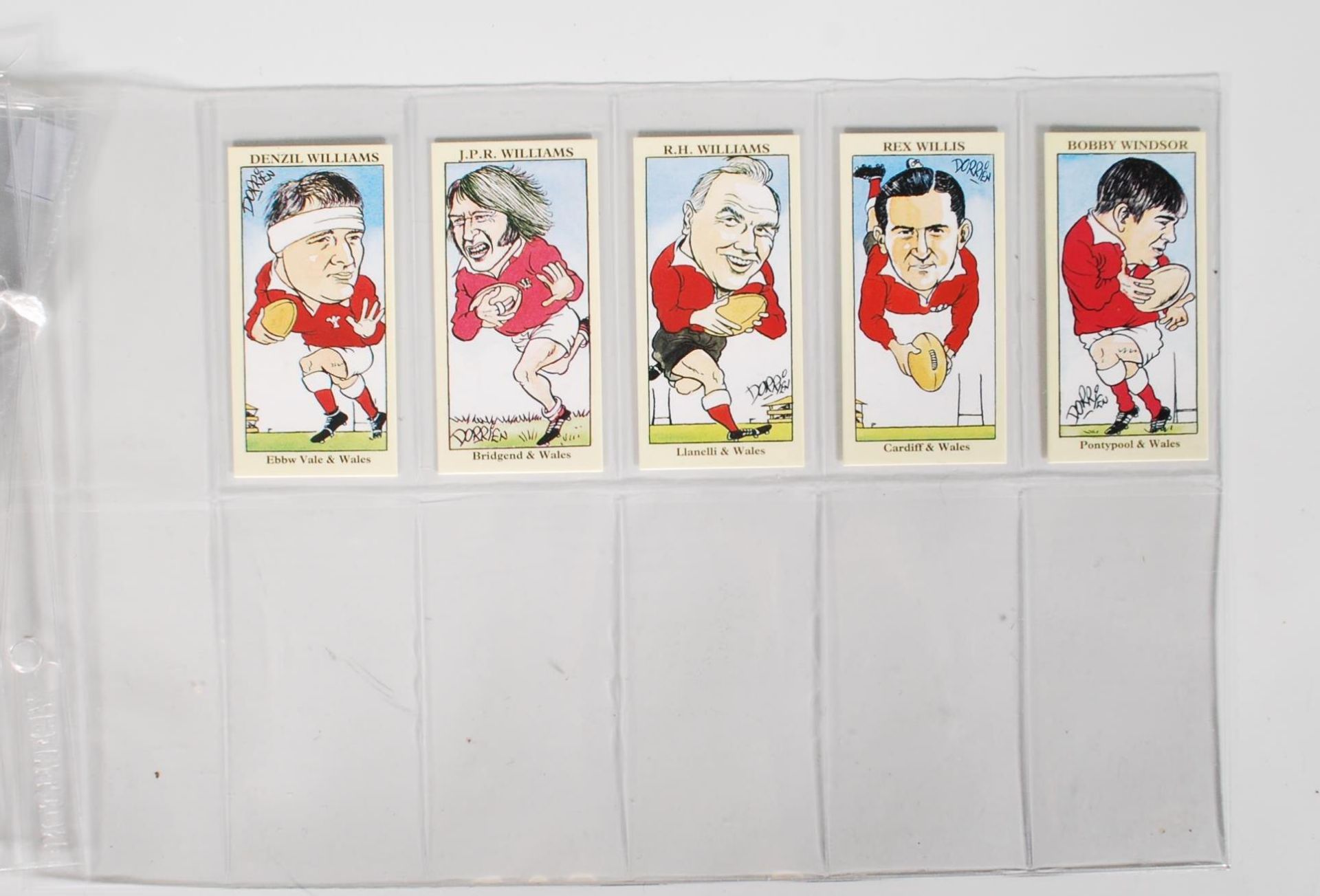 Two full sets of 20th Century rugby trade cards. One complete set of South Wales Constabulary Arms - Bild 6 aus 6