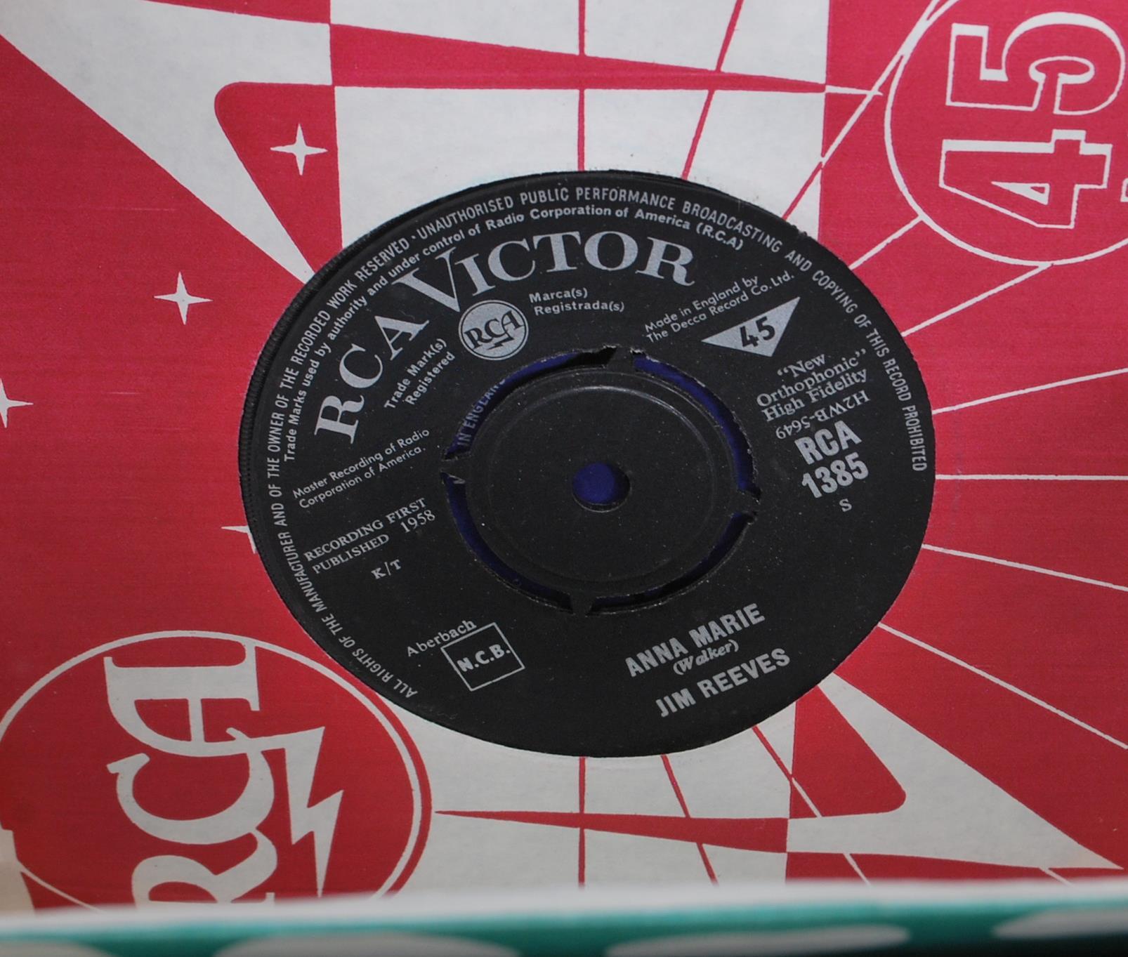 A large collection of 45rpm 7" vinyl singles and EP's dating from the 1960's to include many - Image 8 of 12