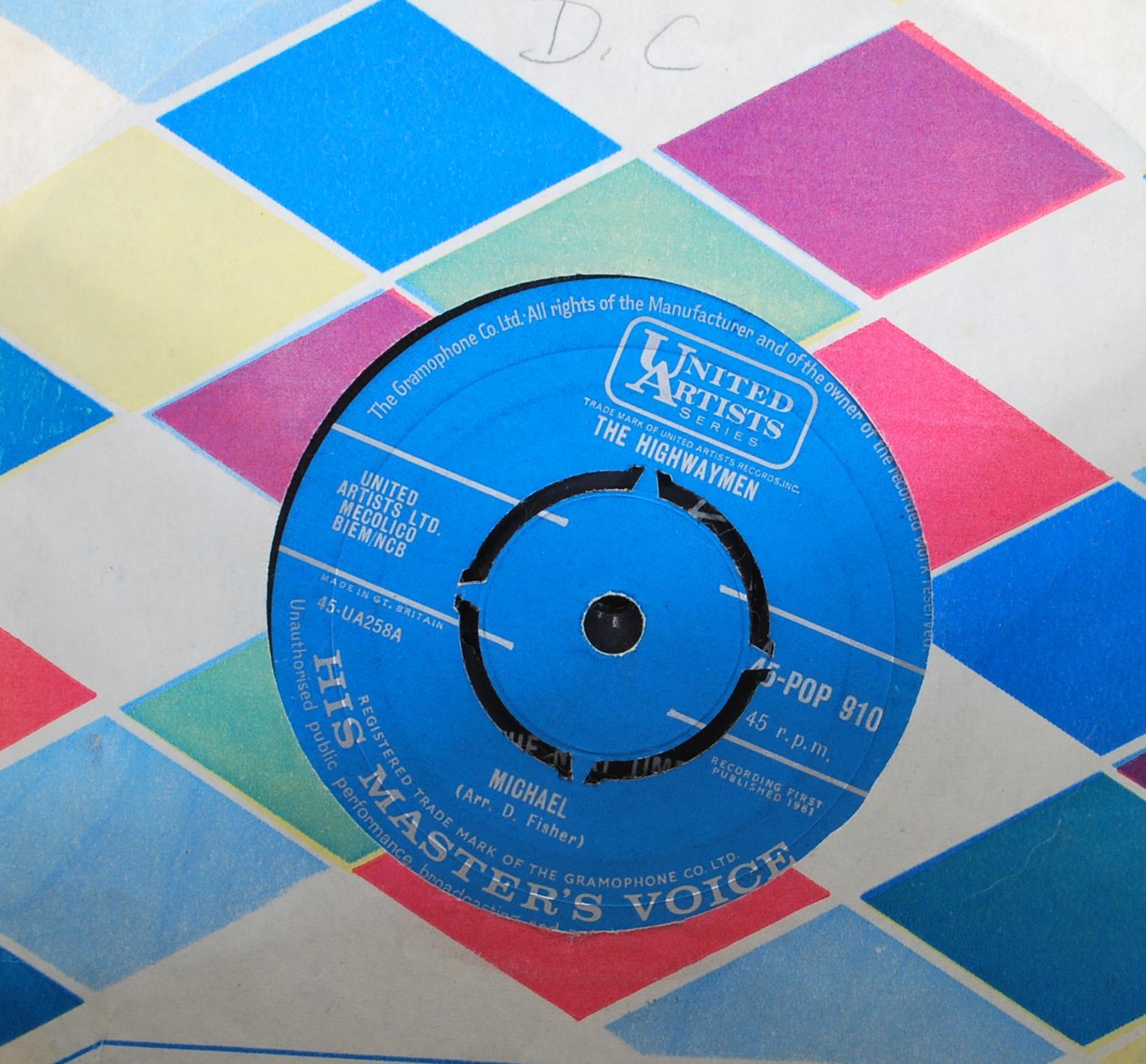 A large collection of 45rpm 7" vinyl singles and EP's dating from the 1960's to include many - Image 5 of 12