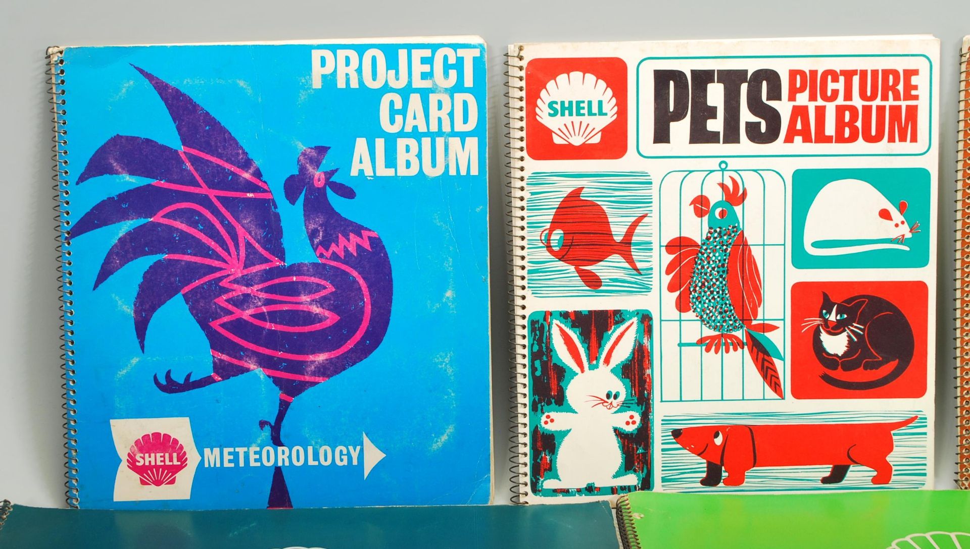 A group of vintage 'Shell Project Card Albums' trade cards. All albums contain full sets, albums - Bild 2 aus 11