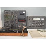 DJ equipment to include a Roland Human Rhythm Composer R-8, a Yamaha MD8 Multitrack MD Recorder