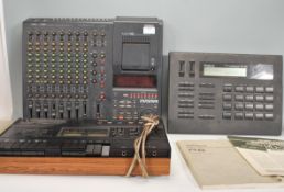 DJ equipment to include a Roland Human Rhythm Composer R-8, a Yamaha MD8 Multitrack MD Recorder