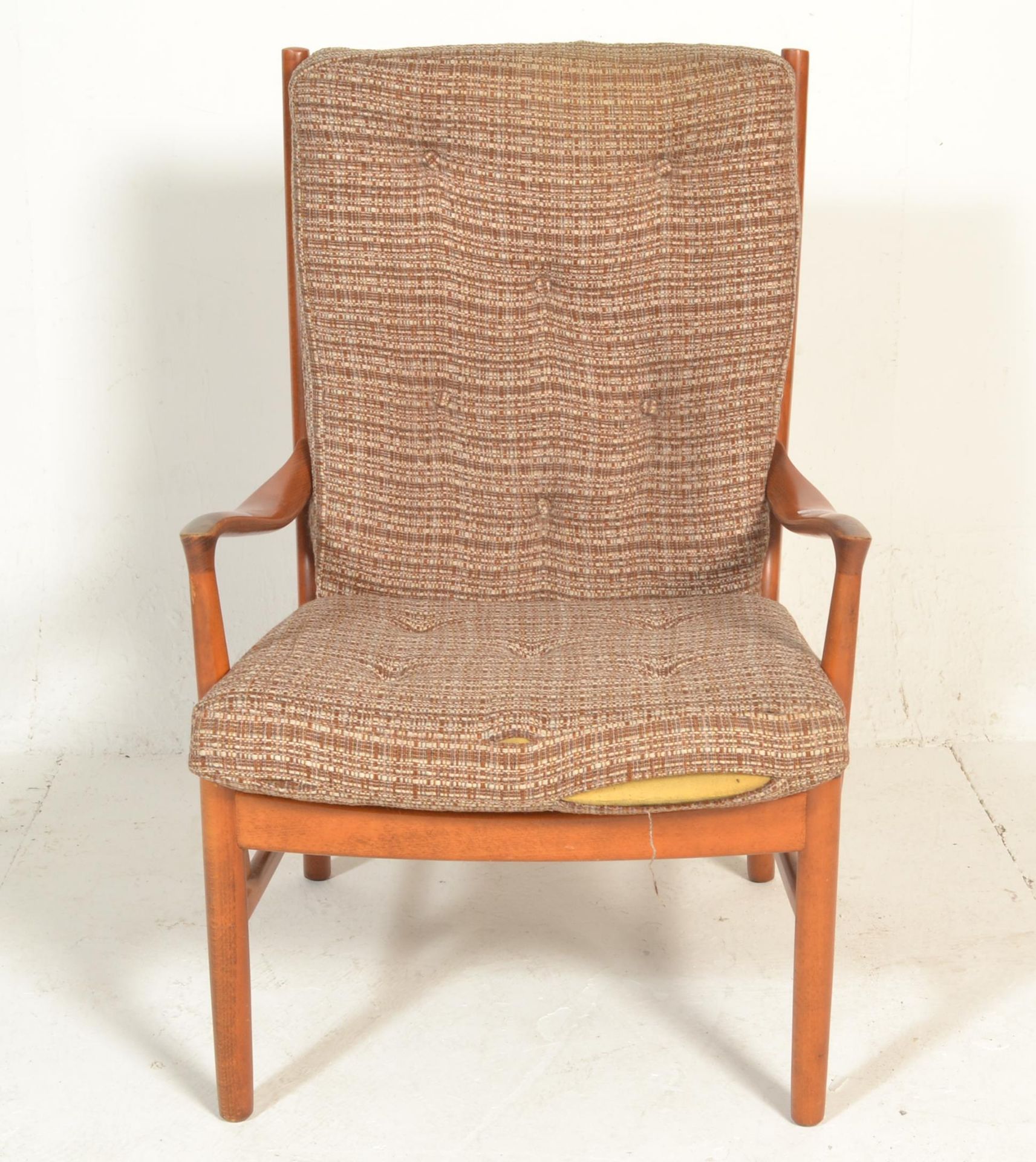 Parker Knoll - PK1016/7/8/9 - A 20th century retro vintage teak wood easy / lounge chair / - Bild 3 aus 5