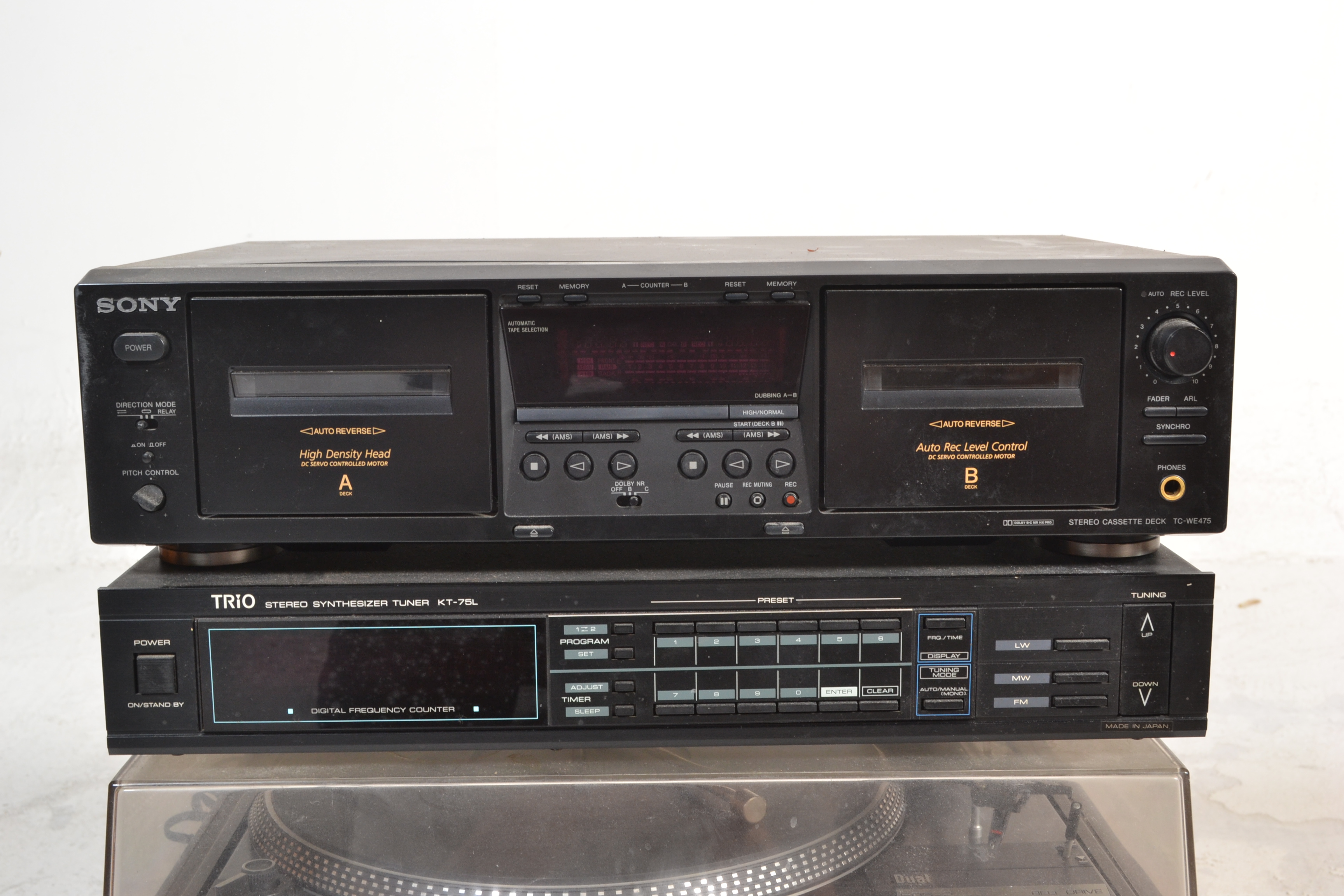 A collection of hi-fi separates to include Trio Integrated map KA-550, Aiwa compact disc player XC- - Image 3 of 8