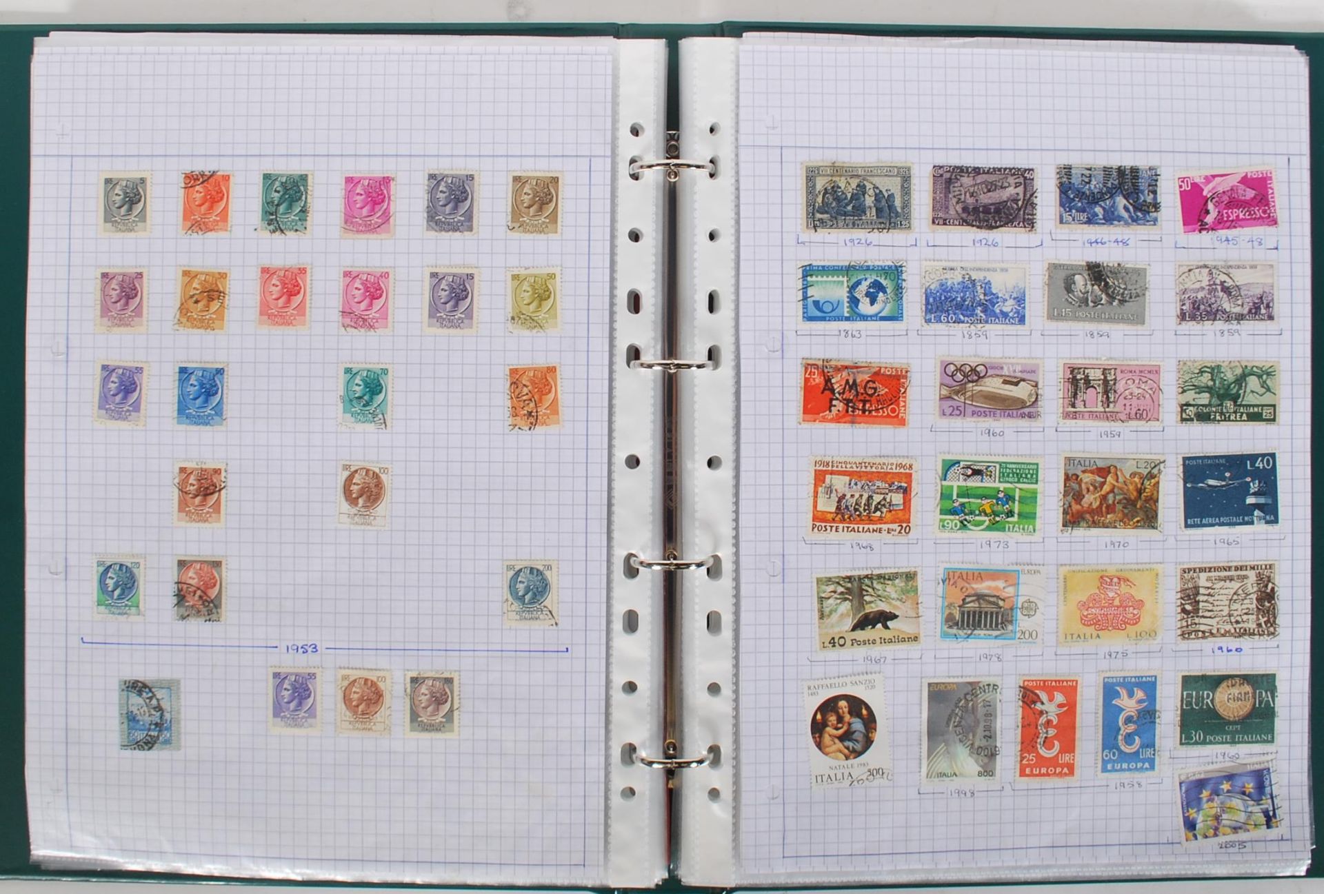 A large life time collection of world stamps acros - Bild 62 aus 78