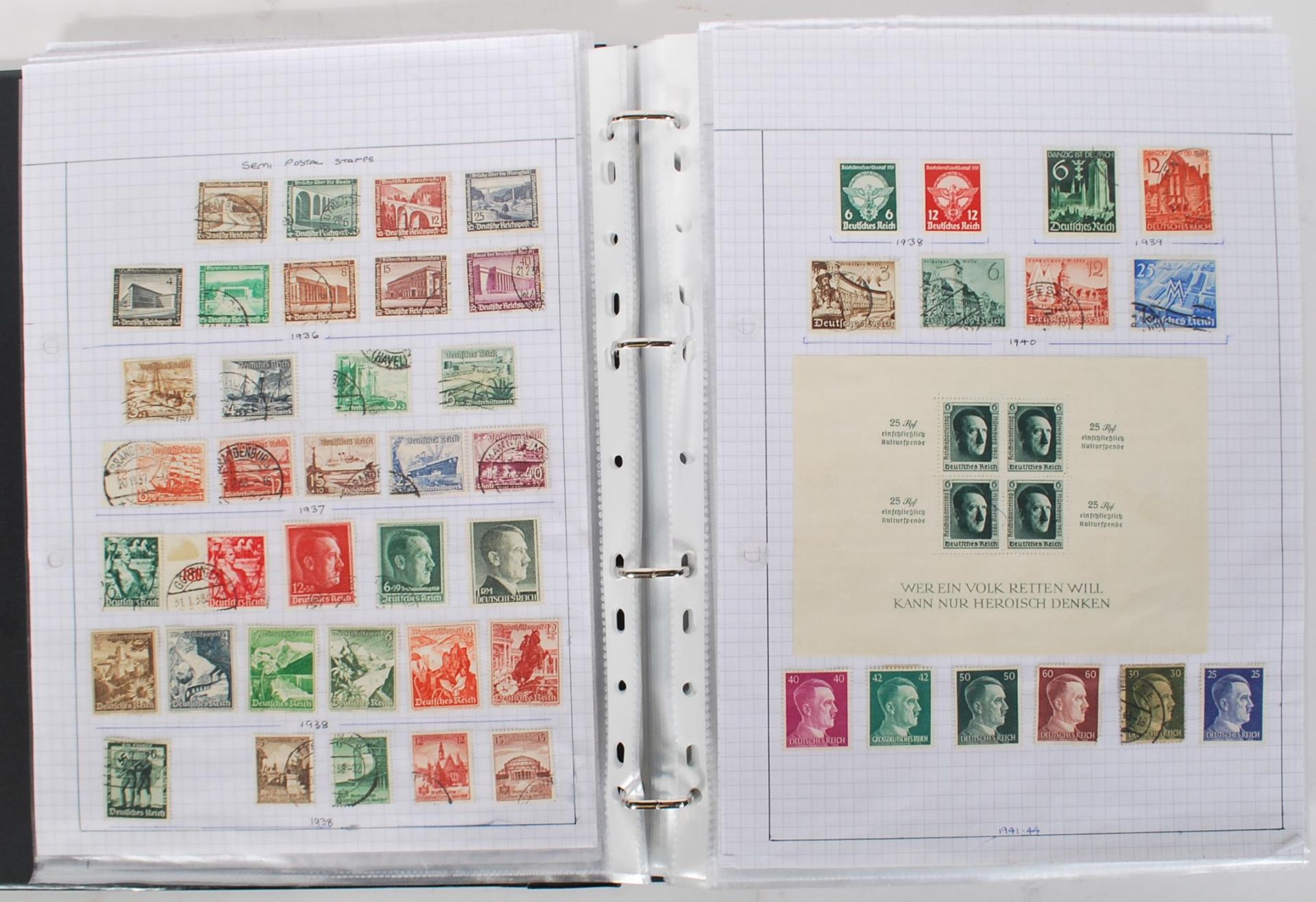 A large life time collection of world stamps acros - Bild 60 aus 78