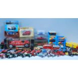 A collection of mixed diecast model cars of various makes and makers to include Burago model of a