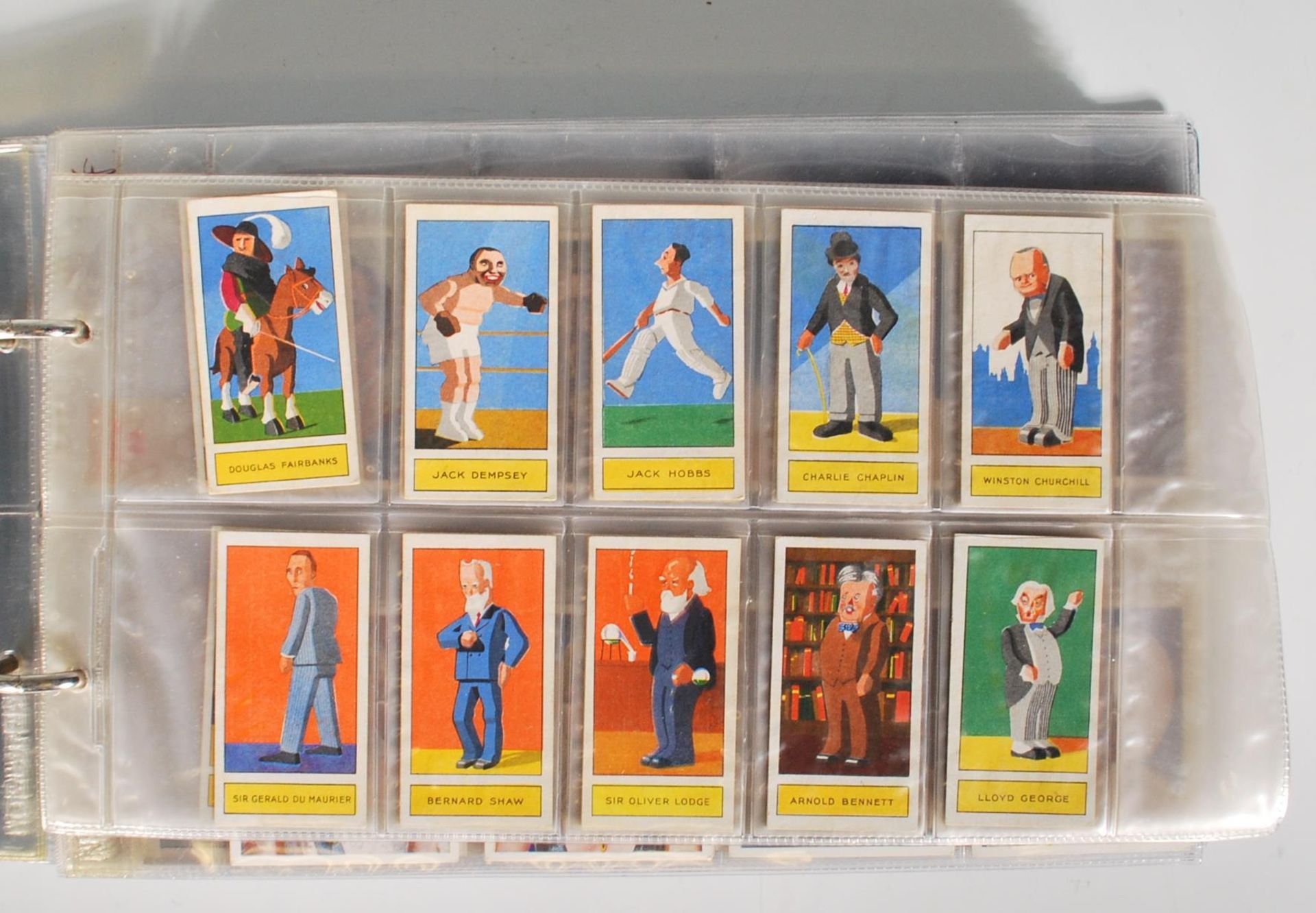 A collection of vintage 20th Century Godfrey Phillips cigarette trade cards in full sets stored - Bild 3 aus 9