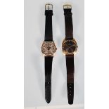 Two gentleman's wrist watches to include a Roamer Superking Incabloc 17 jewels watch having a