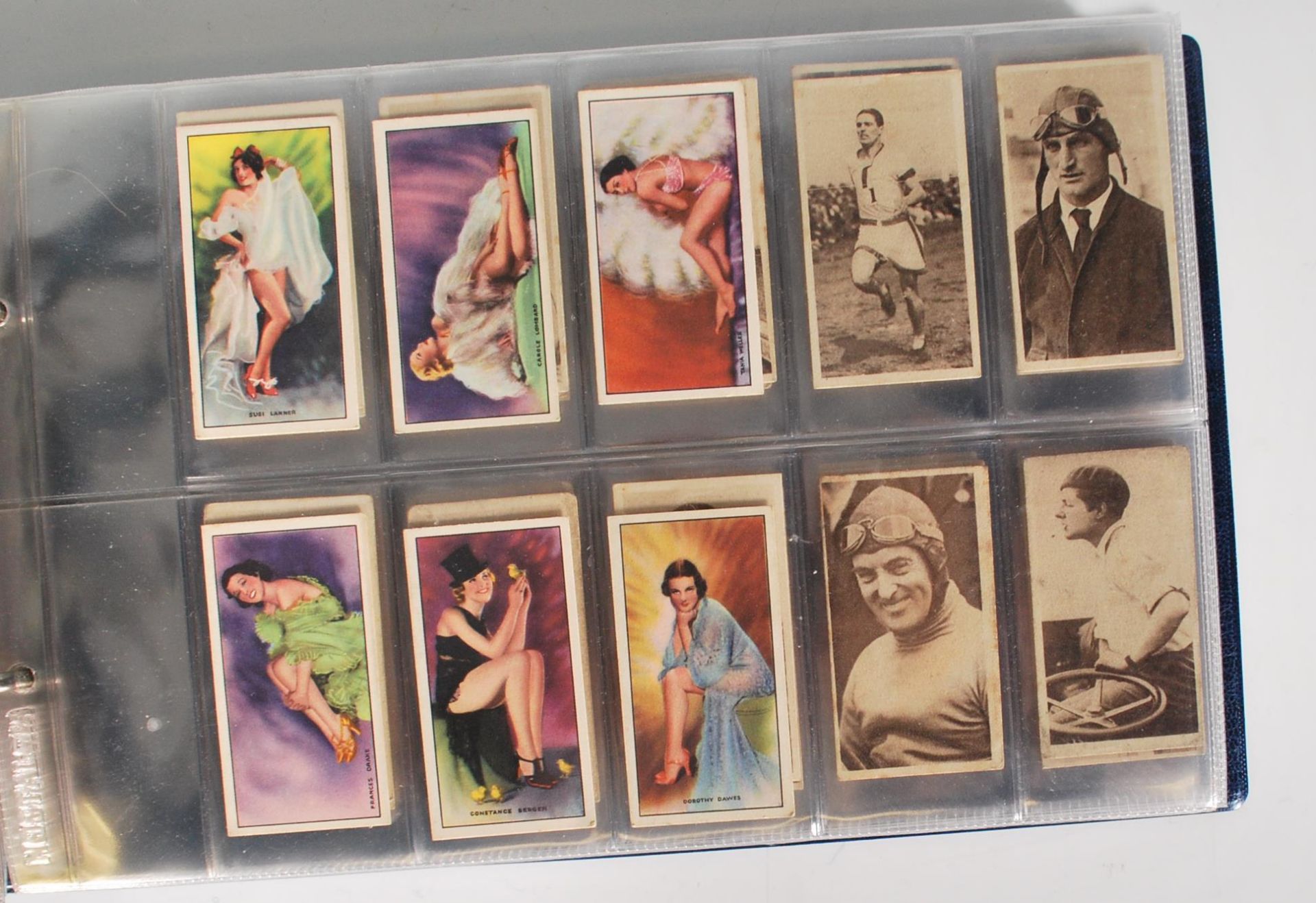 A collection of vintage 20th Century Godfrey Phillips cigarette trade cards in full sets stored - Bild 7 aus 9