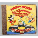 A 78 RPM Walt Disney's Mickey Mouse And Silly Symphonies record set recorded from the actual sound