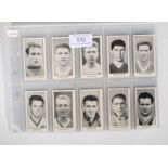 A full set of 44 football trade Cards, Complete Set, D.C. Thomson and Co Footballers Stars of