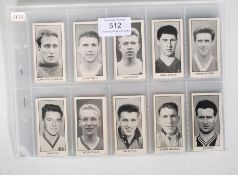 A full set of 44 football trade Cards, Complete Set, D.C. Thomson and Co Footballers Stars of