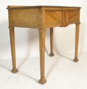 A 19th century Victorian Adams revival scrumble painted console table. Raised on squared legs with