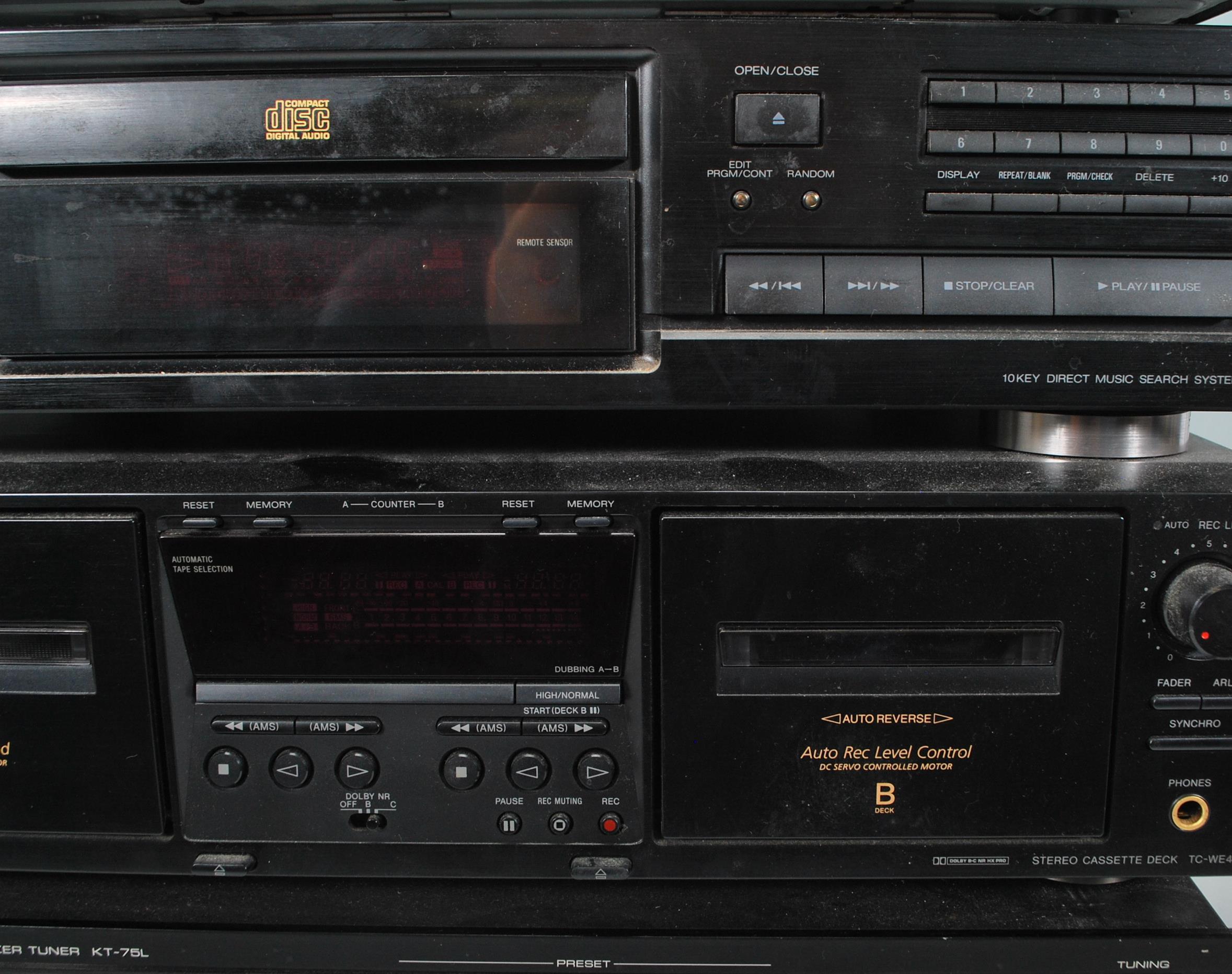 A collection of hi-fi separates to include Trio Integrated map KA-550, Aiwa compact disc player XC- - Image 4 of 8