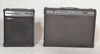 Amplifiers - Two combination guitar amps / speakers, comprising; a ' Line 6 ' Spider III (with built