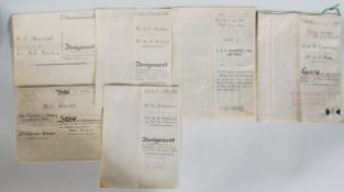 HORFIELD - Bristol - Local Interest. 1900-14 Six Vellum legal property documents (some very large)