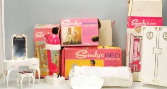 A group of four vintage 1970's Pedigree made ' Sindy ' doll playsets. All within the original boxes,