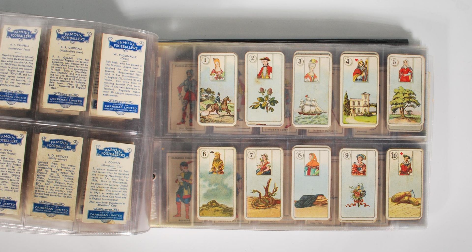 A collection of vintage carreras cigarette cards, full sets to include; amusing tricks and how to do - Bild 4 aus 8