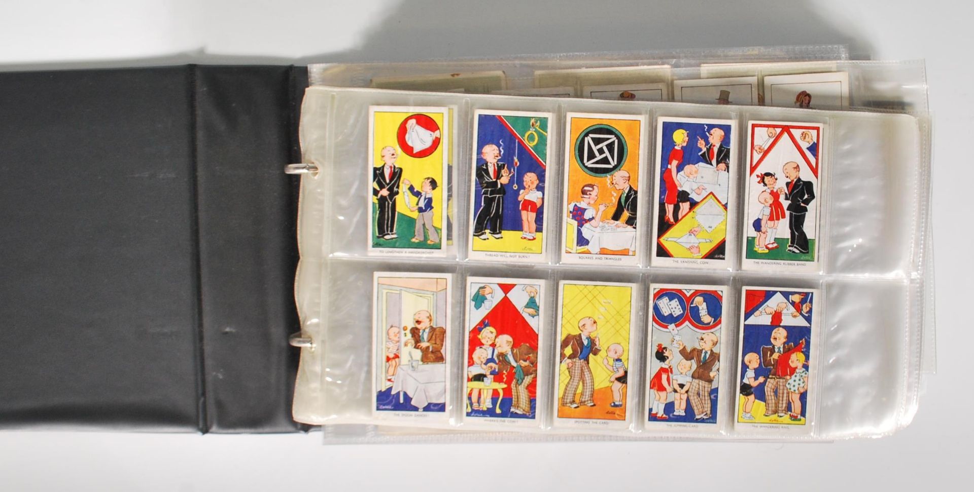 A collection of vintage carreras cigarette cards, full sets to include; amusing tricks and how to do - Bild 5 aus 8