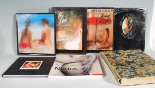 Erotic photographic books - A group of erotic book Covering various styles and subjects to include A