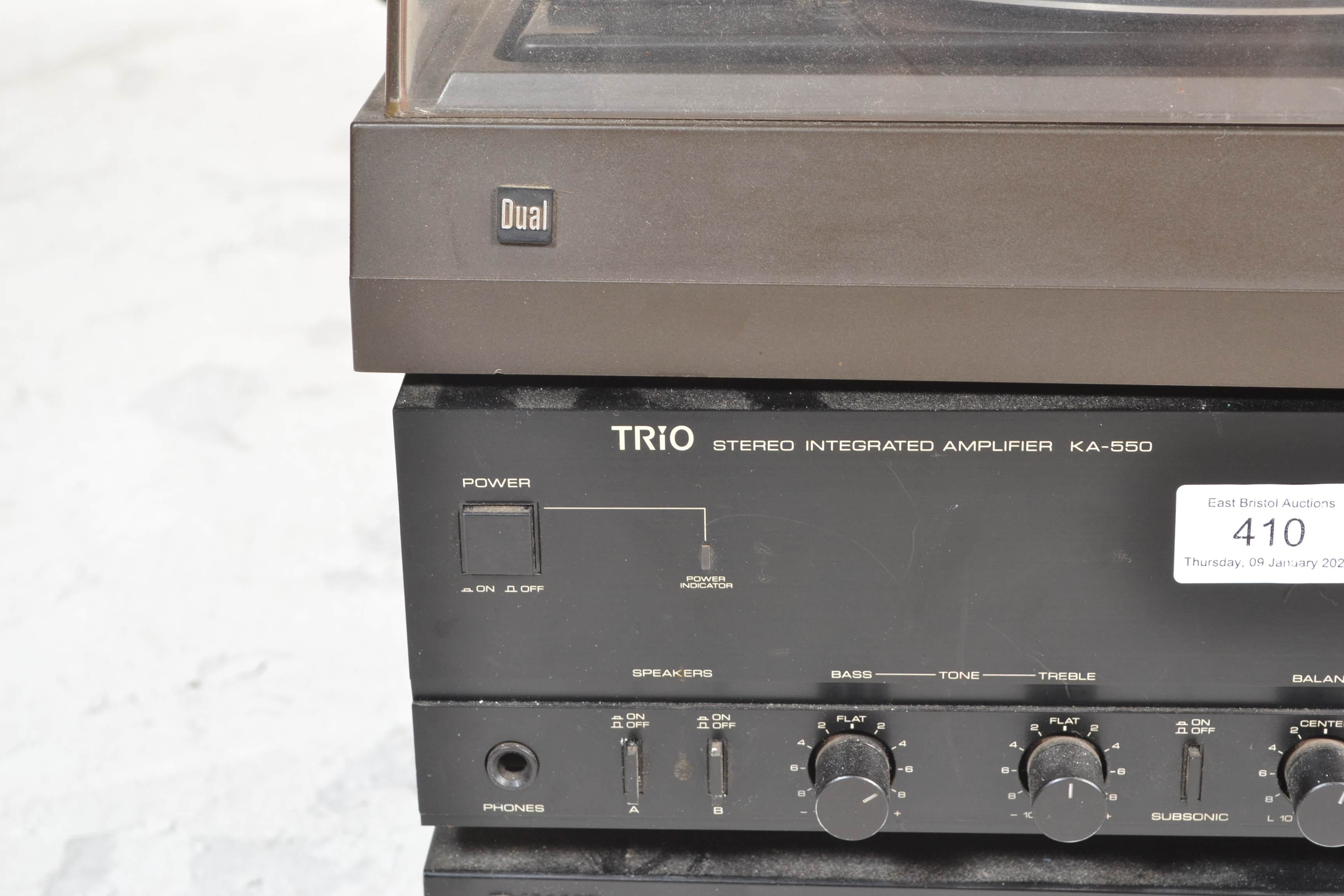 A collection of hi-fi separates to include Trio Integrated map KA-550, Aiwa compact disc player XC- - Image 7 of 8