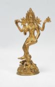 A 20th Century brass figure of Indian Hindu Lord S